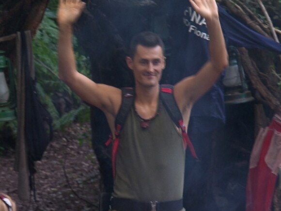 Bernard Tomic leaving the jungle on I'm A Celebrity ... Get Me Out Of Here!