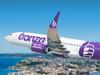 Budget airline’s mission to paint the skies purple