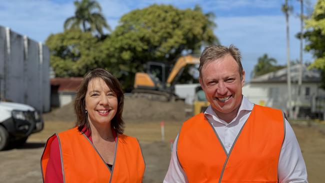 Steven Miles arrived in Mackay the day after Julieanne Gilbert's resignation to announce his backing of Belinda Hassan. Photo: Fergus Gregg