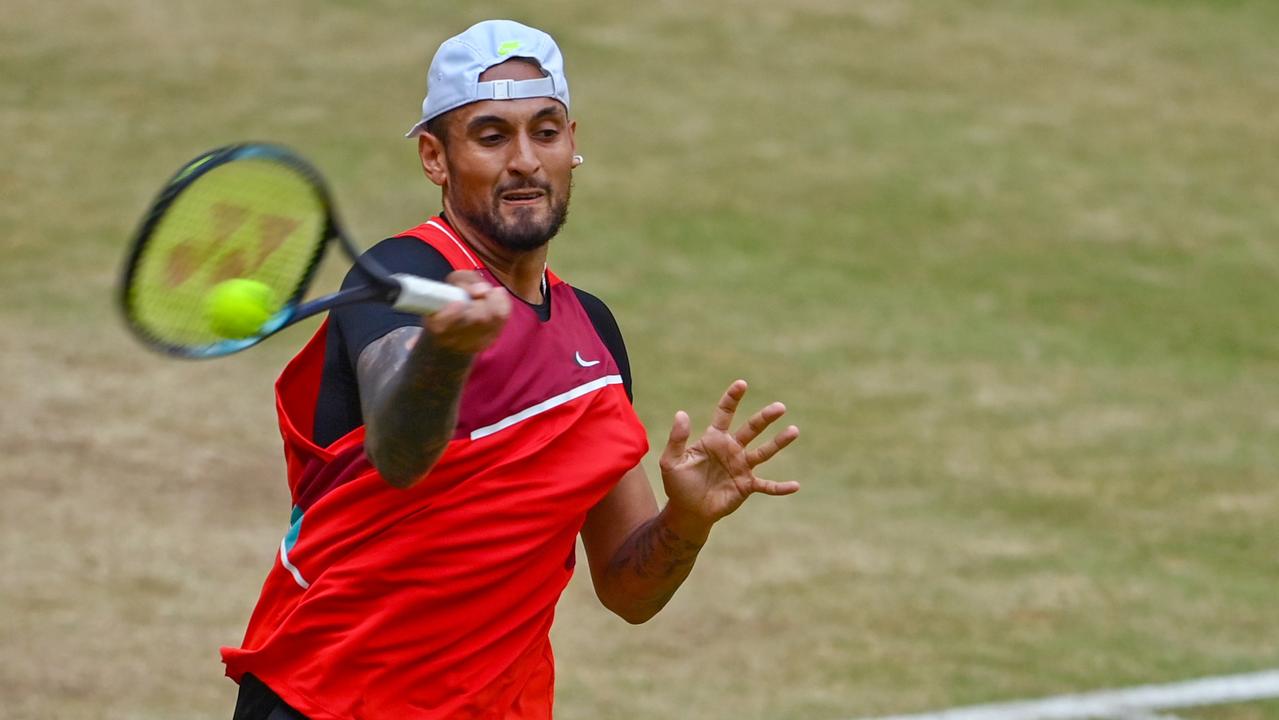 Nick Kyrgios hopes to be fit for the Wimbledon Championships. Picture: Getty Images
