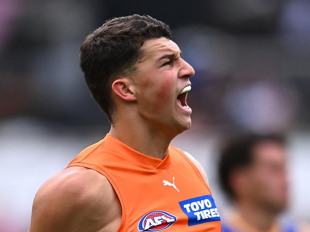 Finn Callaghan was on the Crows’ radar at the draft. Picture: Albert Perez/AFL Photos via Getty Images