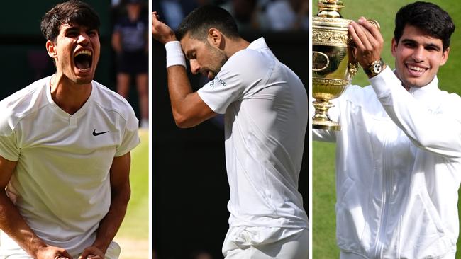 Carlos Alcaraz and Novak Djokovic