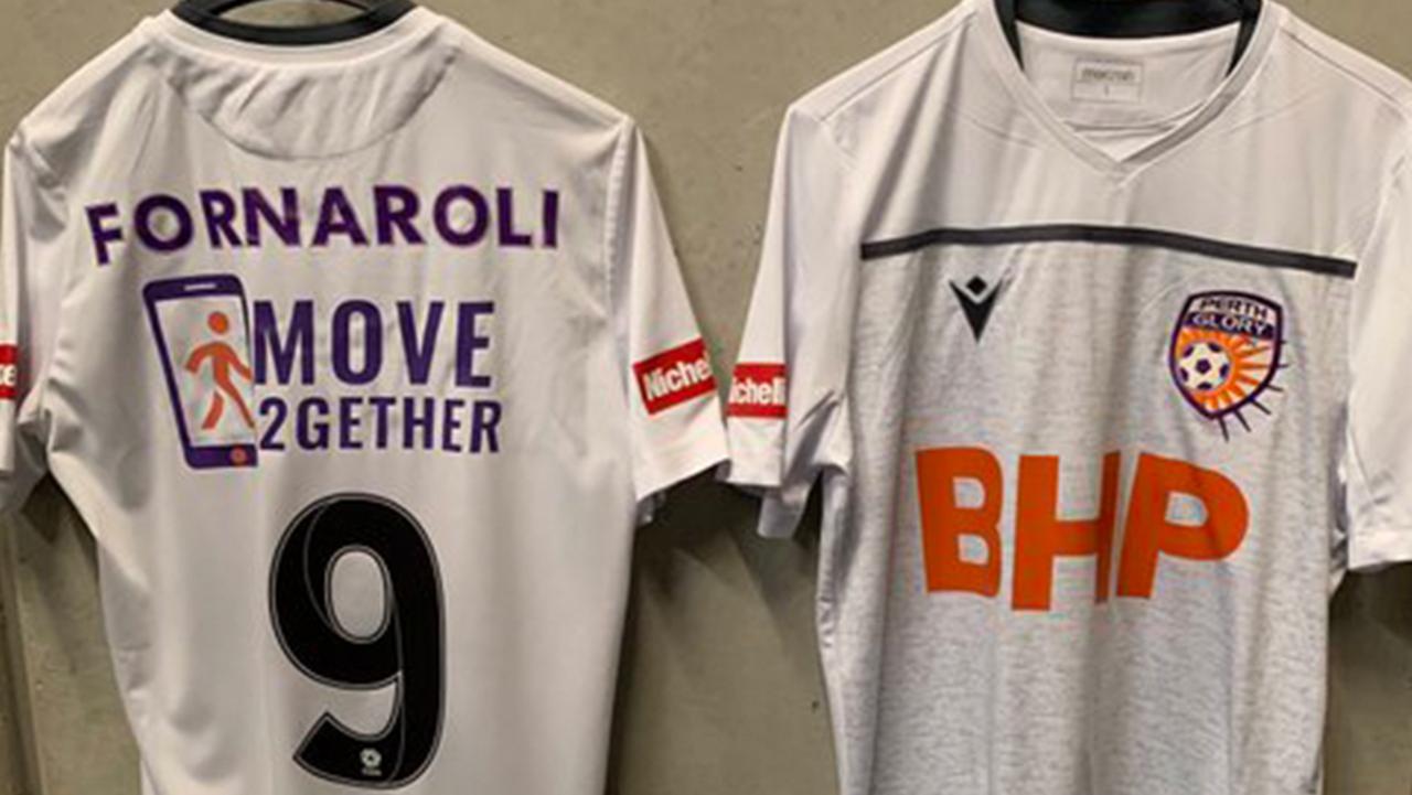 Perth will pull on their white training strip