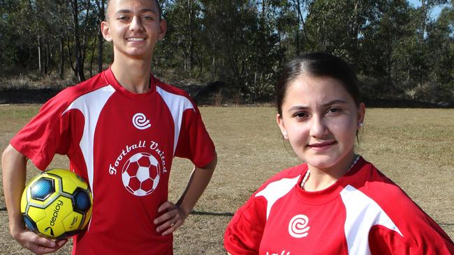 Noor Hanteia and Dalin Koro are excited about their trip to Russia for the FIFA Festival of Football.