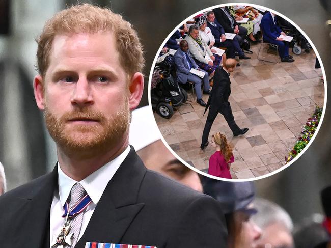 The photo of Prince Harry sums up everything he has lost. Picture: Supplied