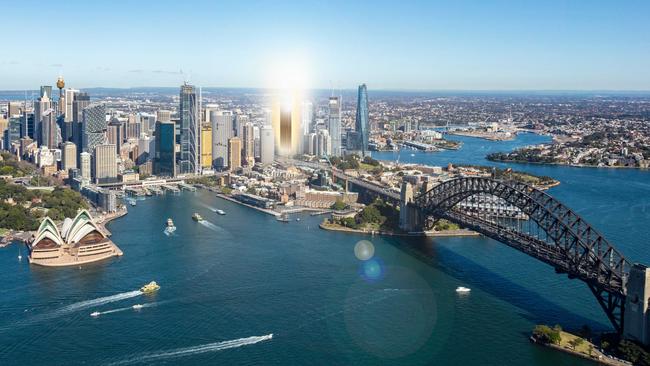 Tim Gurner’s 189 Kent St will take advantage of views across Sydney Harbour.