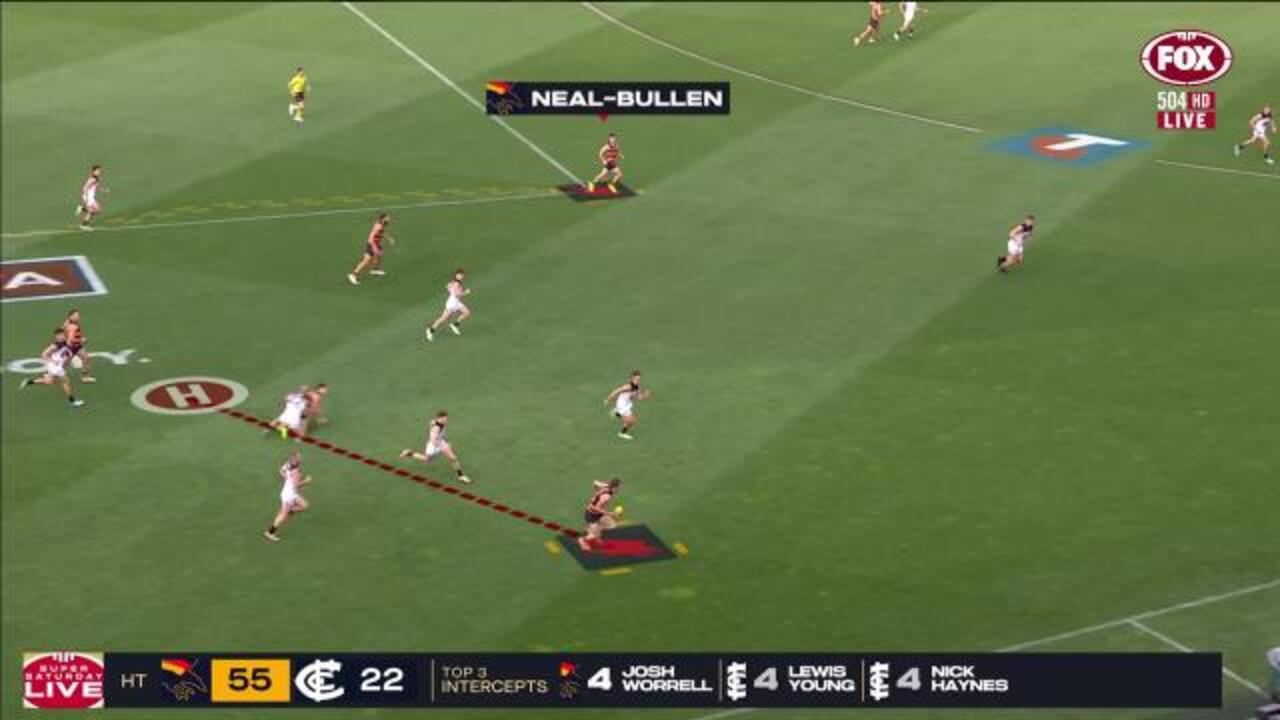 Blues buried by Crom ball movement