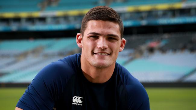 Penrith Panthers star Nathan Cleary pictured at ANZ Stadium. Picture: Toby Zerna