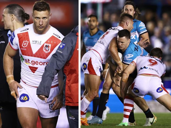 Tariq Sims' Dragons career could be over. Photo: Getty Images