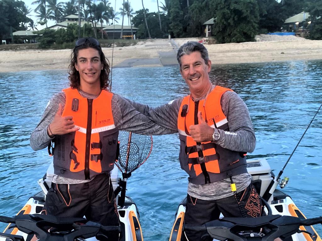 Whitsunday father and son duo Steve and Rhys Ward hope to raise $5000 for Variety - the Children's Charity by doing the Yamaha Variety Jet Trek. Photo: Contributed