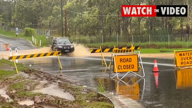 Flash flooding at Box Hill