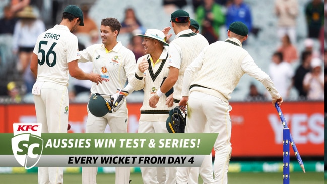 Australia wins series - EVERY South Africa wicket from Day 4