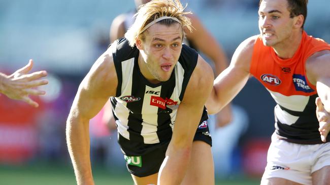 Darcy Moore is keen to stay at Collingwood. Picture: Michael Klein