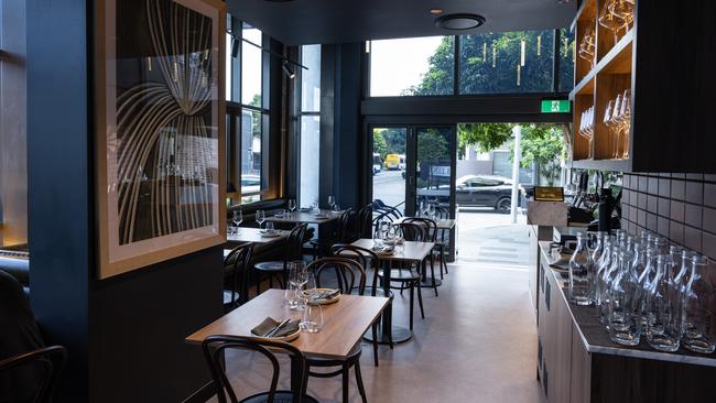 The dining room at Newstead’s Monal Dining. Picture: David Kelly