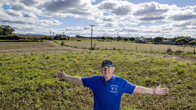 Alan McIntosh is sick of watching the debate about the Tweed hospital site rage on. He has decided to step in and offer up his property in Cudgen for development instead ... FOR FREE. Picture: Jerad Williams