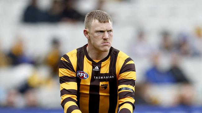 Hawthorn defender James Sicily has been named as the club’s 38th captain. Picture: Jonathan DiMaggio/Getty Images