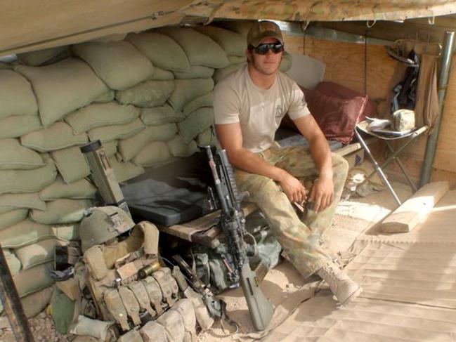 Paul Langer while in Afghanistan.