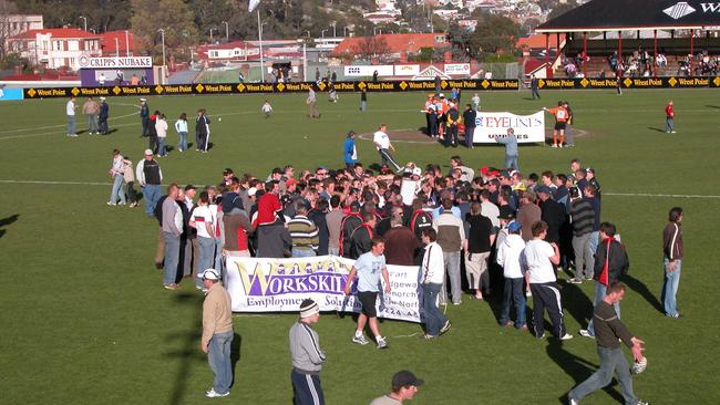 Spectators will now be allowed onto the field in between quarters.