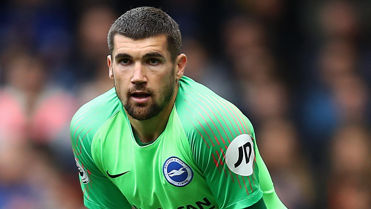 Mat Ryan left Brighton to try get a start at Arsenal and he could get that this weekend. (Photo by Julian Finney/Getty Images)