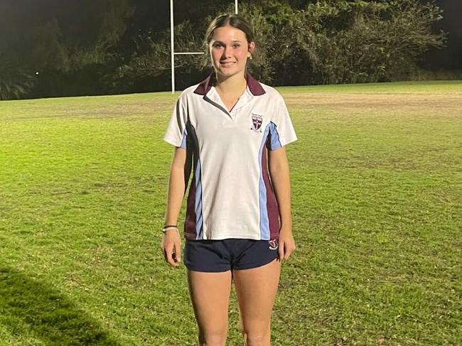 Tashie Lillycrop of the Mona Vale Raiders U18s Blue Tag. Picture: Contributed