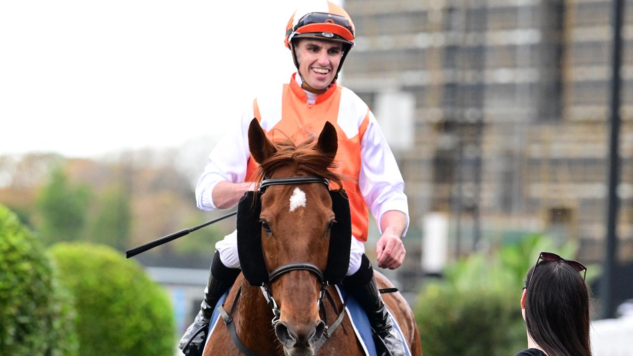 Billy Egan returns aboard Vow And Declare after his Group 3 Tattersall's Cup victory Picture: Grant Peters - Trackside Photography.