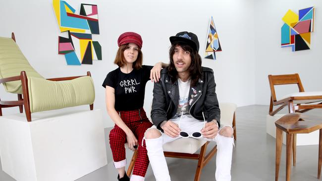 Cult and Harper by well known Adelaide art duo Lisa King and Jarrad Jackson is only the latest new art gallery to move into Port Adelaide. Picture: AAP/Dean Martin