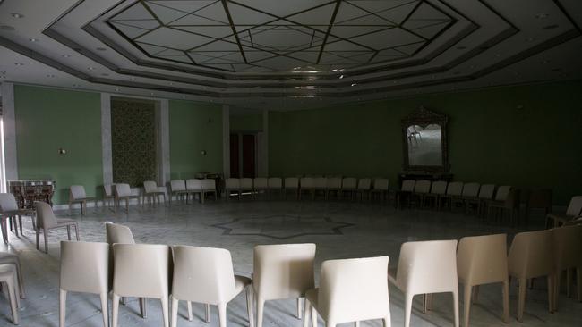 An empty chamber inside the Presidential Palace. Picture: Getty