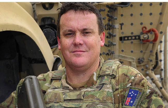 Captain Glenn Bourke, Second-in-Command for Australia’s contribution to the logistics training advisory team based in Kabul, Afghanistan. Picture: Australian Army