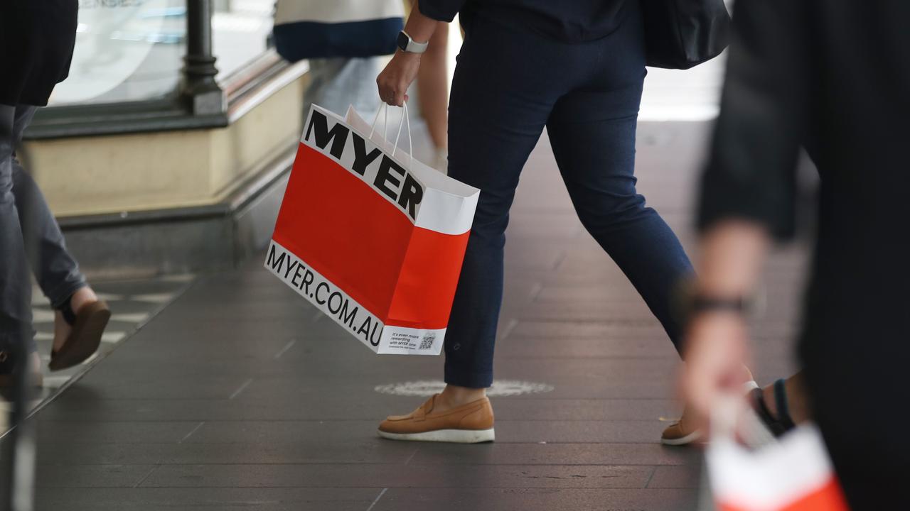 The combination of Myer with Apparel Brands will deliver around $4bn in annual sales, but Solomon Lew says this can move higher. Picture: David Crosling/NewsWire