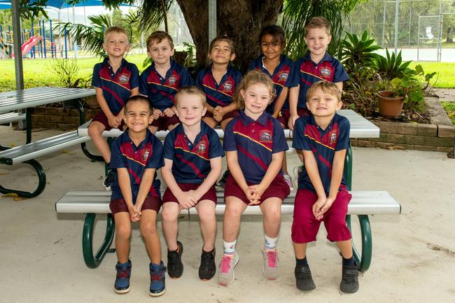 Coningsby State School 2022 Prep class (L-R) Back row: Orlando, Tobias, Katie, Leilani, Digby; front row: William, Ajay, Marlie, William. Picture: Michaela Harlow MKY2022PREP