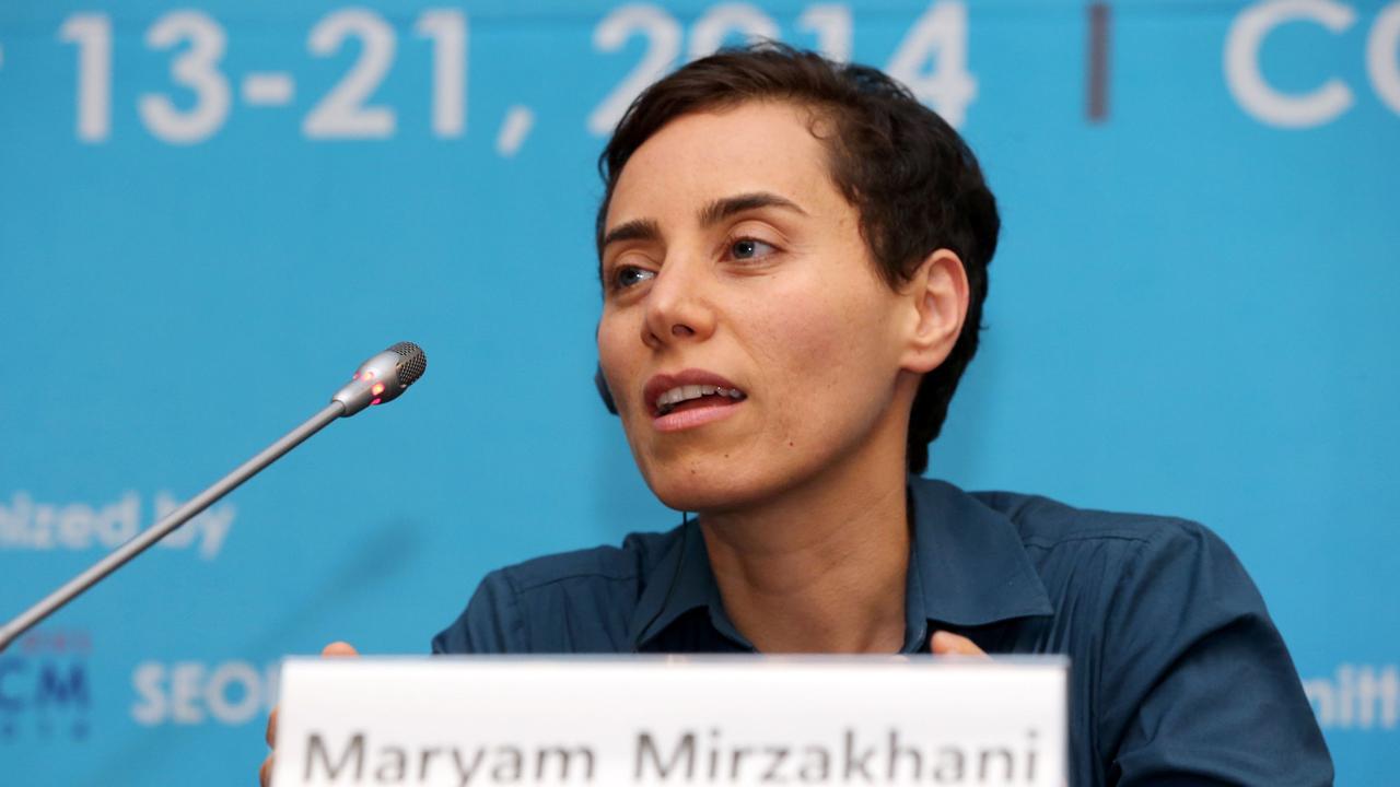 Looking at other species shows greater male variability is more likely culturally driven than biological ... Iranian-born math whiz Maryam Mirzakhani (pictured) was awarded the Fields Medals for outstanding achievement in her field. Picture: AFP