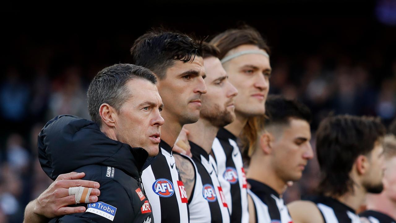 The Queen will be honoured with a minute’s silence at each final. Picture: Dylan Burns/AFL Photos via Getty Images