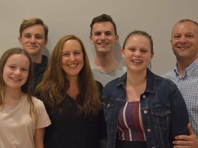 NSW Ambulance Chaplain Malcolm York with his wife and four children.