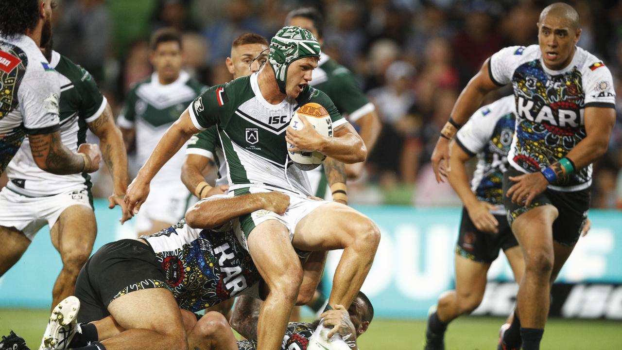 Kalyn Ponga will likely move back to fullback, after playing five-eighth for Mäori All Stars in 2019. Picture: AAP.