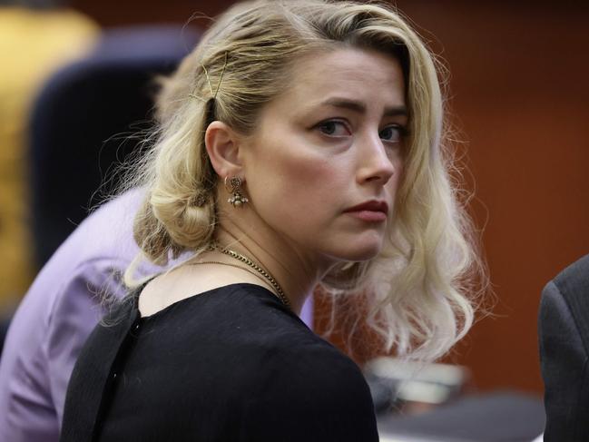 Heard testified in 2022 Warner Bros. did not want her to return to the Aquaman franchise. Picture: Evelyn Hockstein/POOL/AFP