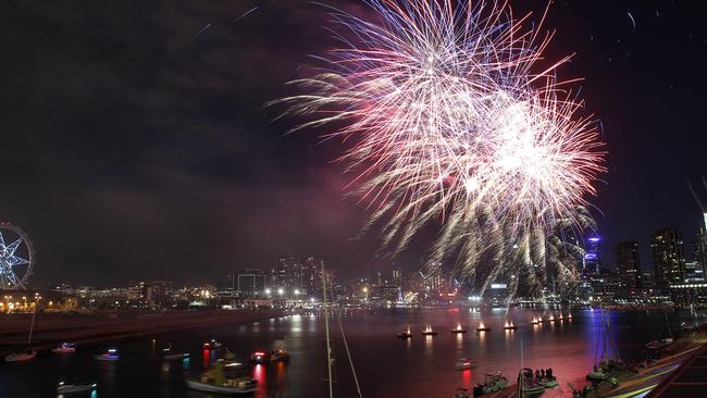 Melbourne’s official fireworks display at Docklands has been cancelled by the state government.