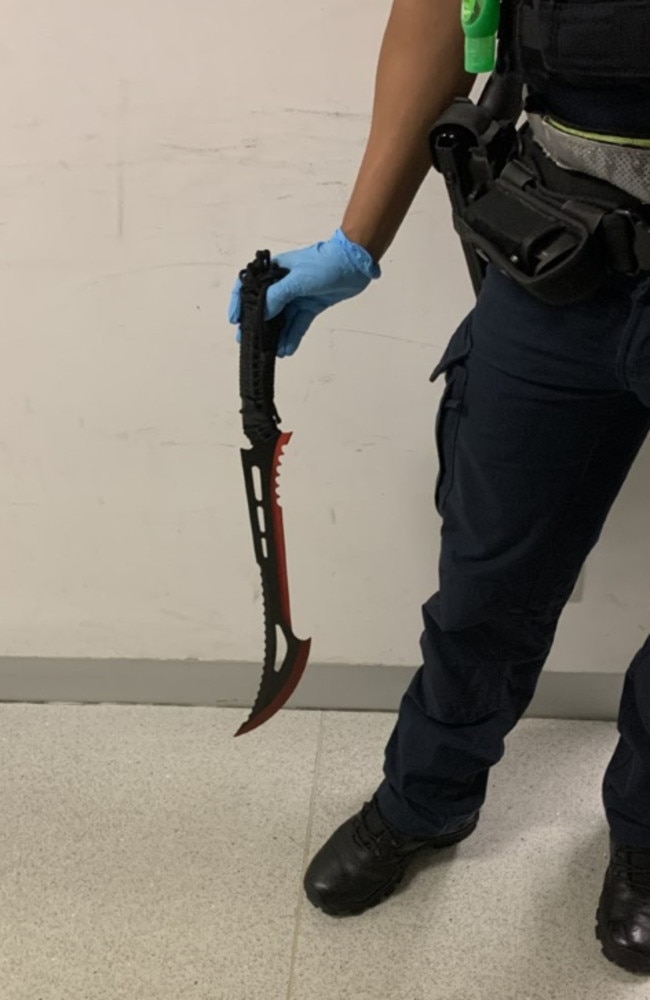 Victoria Police is confiscating 44 edged weapons per day.