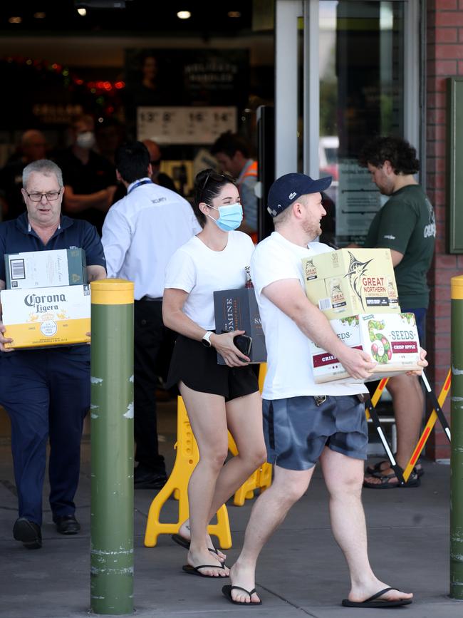 Alcohol has been flying off the shelves in Adelaide. Picture: Getty Images