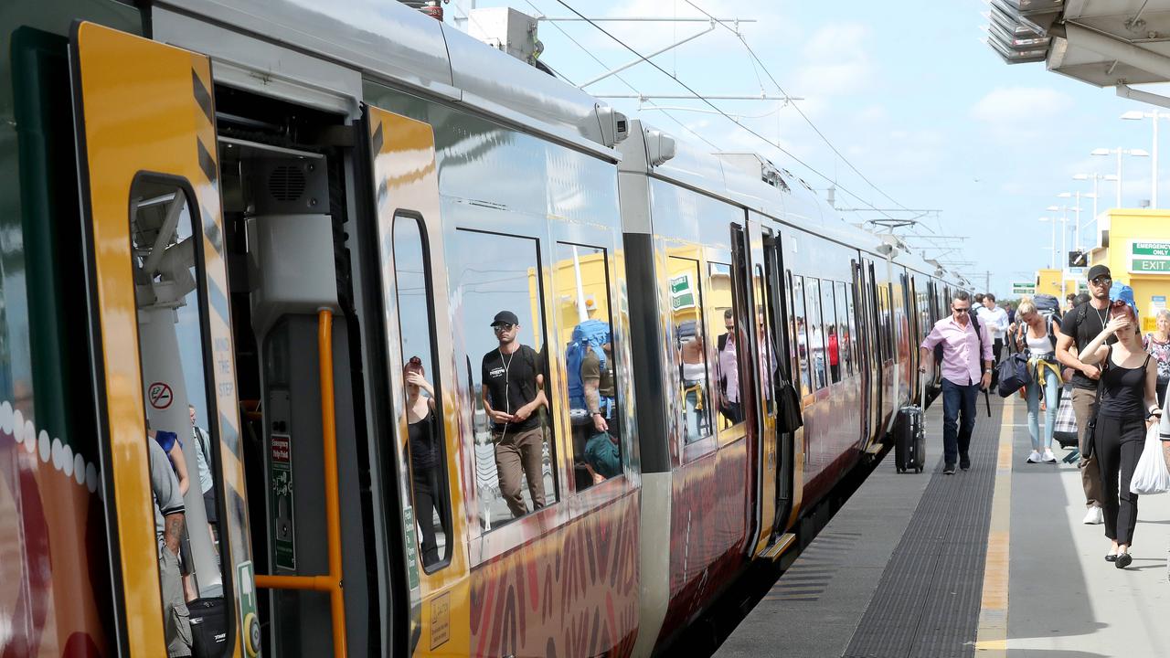 Commuters on the Ipswich line are facing delays of up to 30 minutes. Picture: Liam Kidston.