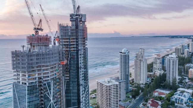 The $1.4bn triple-tower Jewel project on the Gold Coast