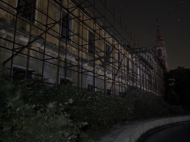 Silence is deafening ... the mental asylum at night on Poveglia Island. Picture: Ella Pellegrini