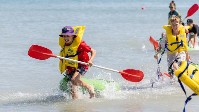 Darwin Beer Can Regatta at Mindil Beach, 2025. Picture: Pema Tamang Pakhrin