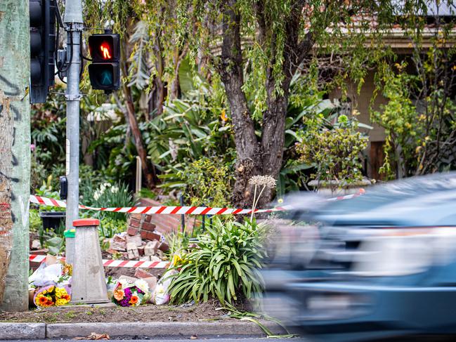 The Burwood intersection where 28-year-old William Taylor was killed. Picture: Mark Stewart