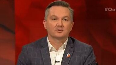 Chris Bowen appears on the ABC's Q&amp;A.