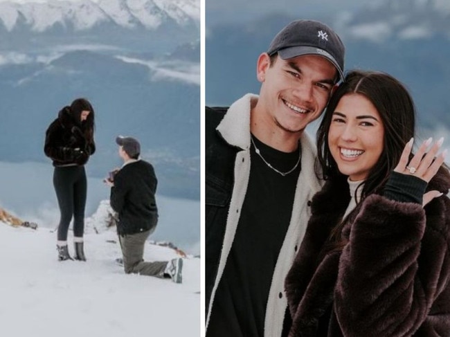 Daniel Rioli is engaged to Paris Lawrence.