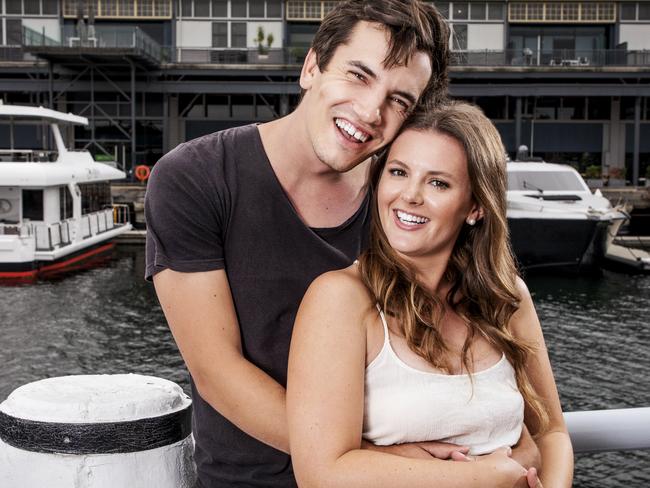 MKR contestants Josh and Amy Meeuwissen. Picture: Channel 7