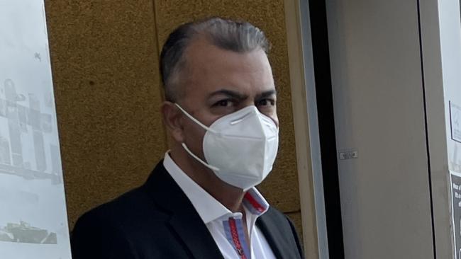 Arshad Hossein pictured outside Bankstown Local Court. Picture: Paul Brescia