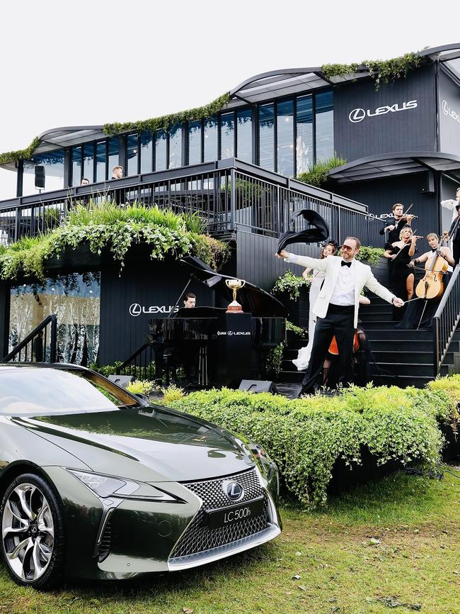 Landmark by Lexus is a three-storey area for VIP inside the Birdcage. Picture: Supplied