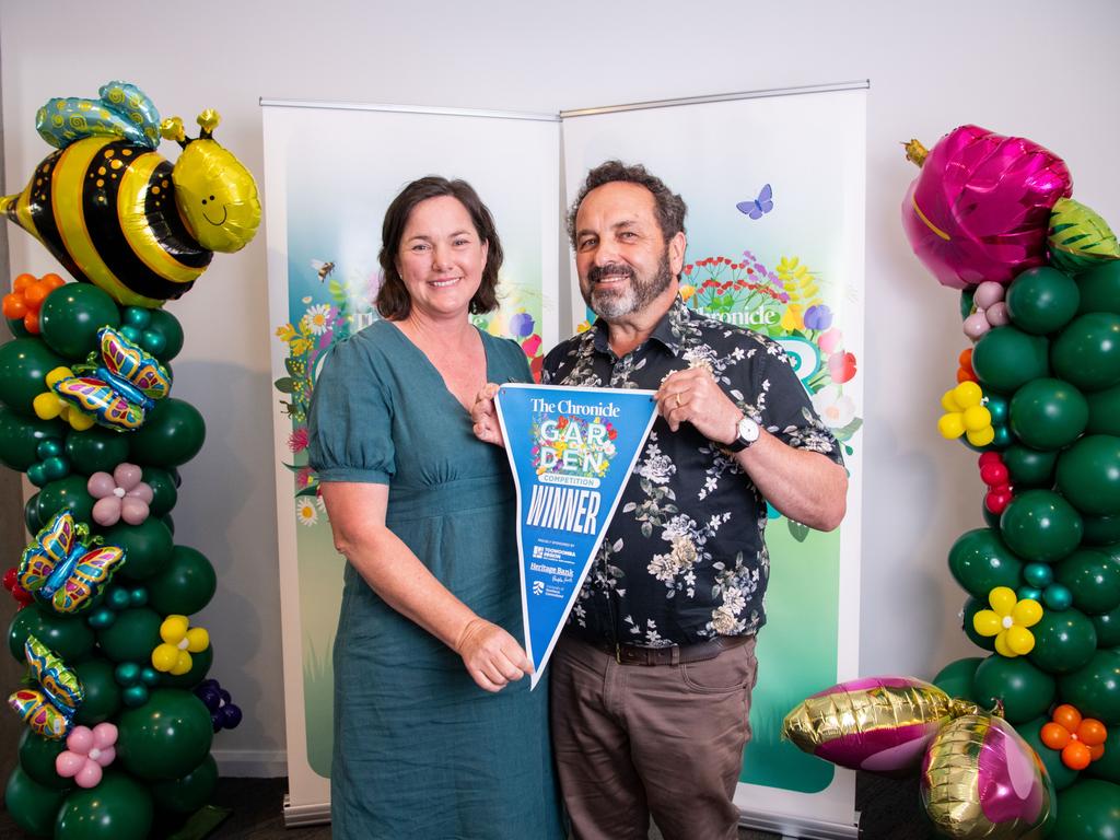 First Place, Regional Option, First Time Entrants, Peter and Amanda Roberts, Nobby.Chronicle Garden Competition, awards presentation at Oaks Toowoomba Hotel.Thursday September 14, 2023