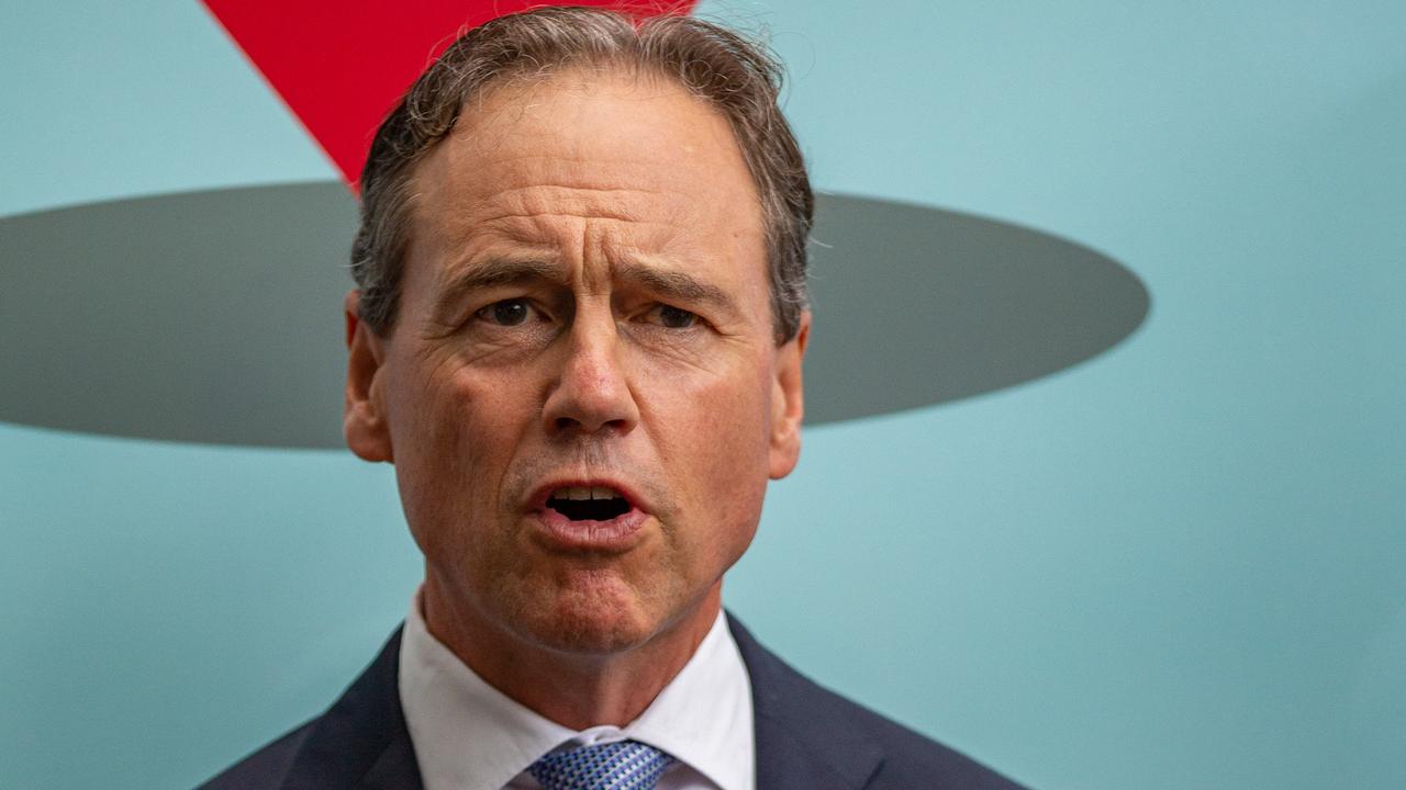 Retiring Minister Greg Hunt. Picture: NCA NewsWire / Christian Gilles